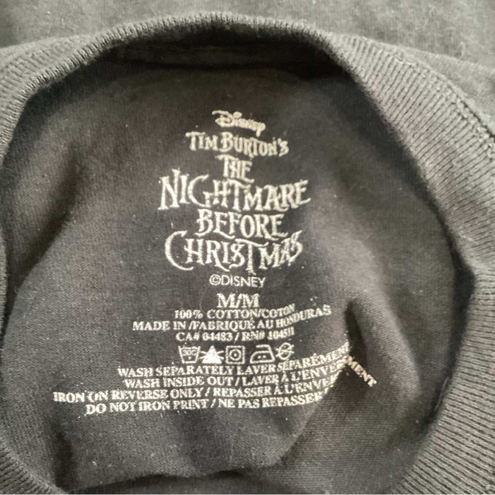Nightmare Before Christmas Jack Skellington Shirt Size m Disney Tim Burton - Picture 6 of 7